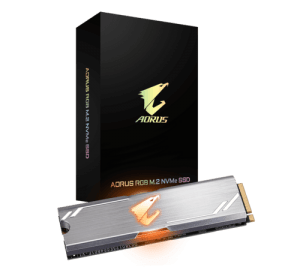 SSD M.2 2280 Gigabyte NVMe AORUS RGB 512GB PCIe 3.0 x4 3480/2000 MB/s
